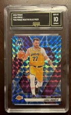 2024-25 Panini Mosaic - Luka Dončić #100 Reactive Blue Mosaic Prizm
