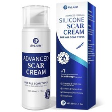 Rvlaim Silicone Scar Cream, Scar Gel with Non-Greasy Formula, 1.7oz