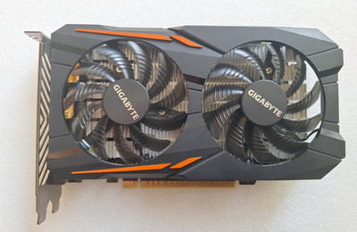 Gigabyte GTX 1050 Ti 4GB Gaming Grafikkarte gereinigt getestet