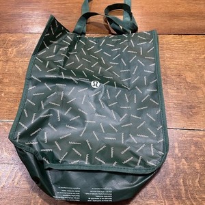 lululemon athletica Forest Green Logo Tote