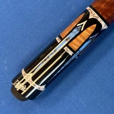 NEW Dufferin D-546 Black With 6 Point Turquoise Graphic Pool Cue 10% Off!