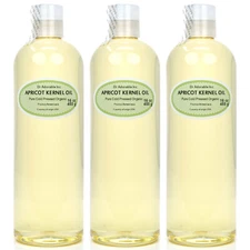 ORGANIC APRICOT KERNEL CARRIER OIL PURE COLD PRESSED 2 OZ 4 OZ 8 OZ -UP TO  7 LB