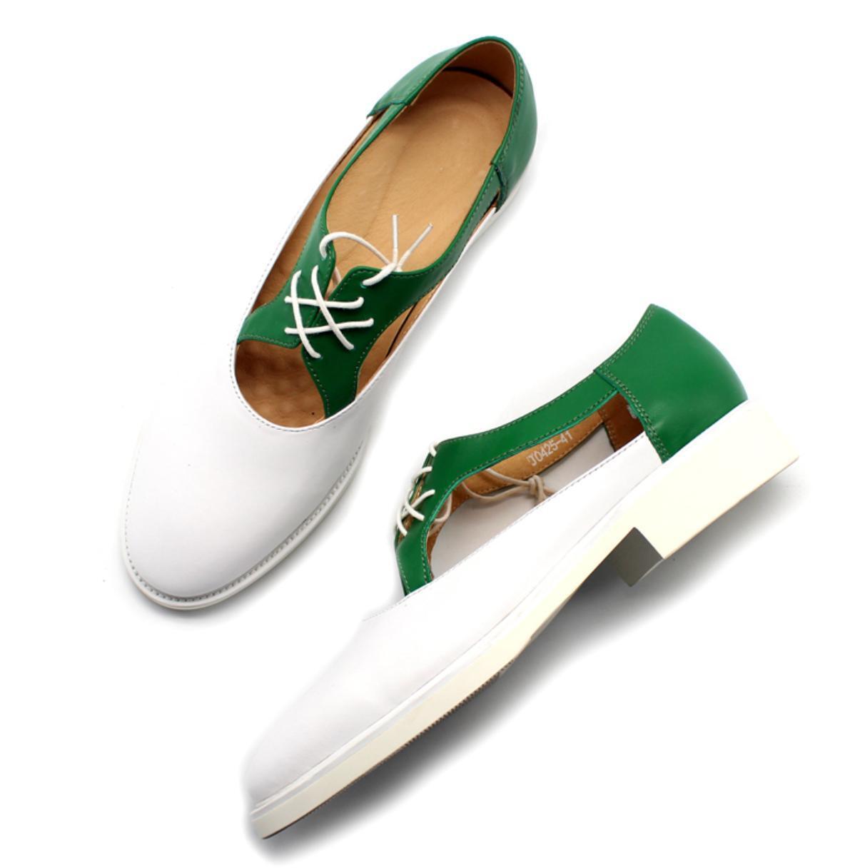 SAOLA Scarpe basse uomo tempo libero estive scavate a punta eleganti Oxford stringate pompa