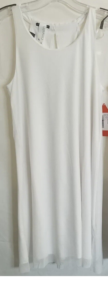 $72 NWT Oiselle Athleticwear White Mio Mesh Dress Size 6 | eBay