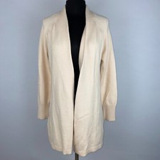 M Magaschoni Womens S Knit Viscose Blend Tunic Cardigan Sweater Slit Sides