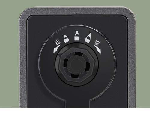 Deli manual pencil sharpener with 7 stage sharpness adjuster 71161 BLACK - Picture 3 of 5