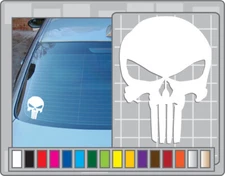 PUNISHER SKULL cut vinyl decal #1 Car Truck Window Sticker