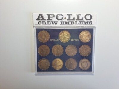 NASA Apollo Series Crew Emblems/Medallions/Coins. Sealed Set Of 11
