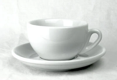 Dickwandige Cappuccinotasse | »Bar Italia« | weiss | Nuova Point (200 ml)