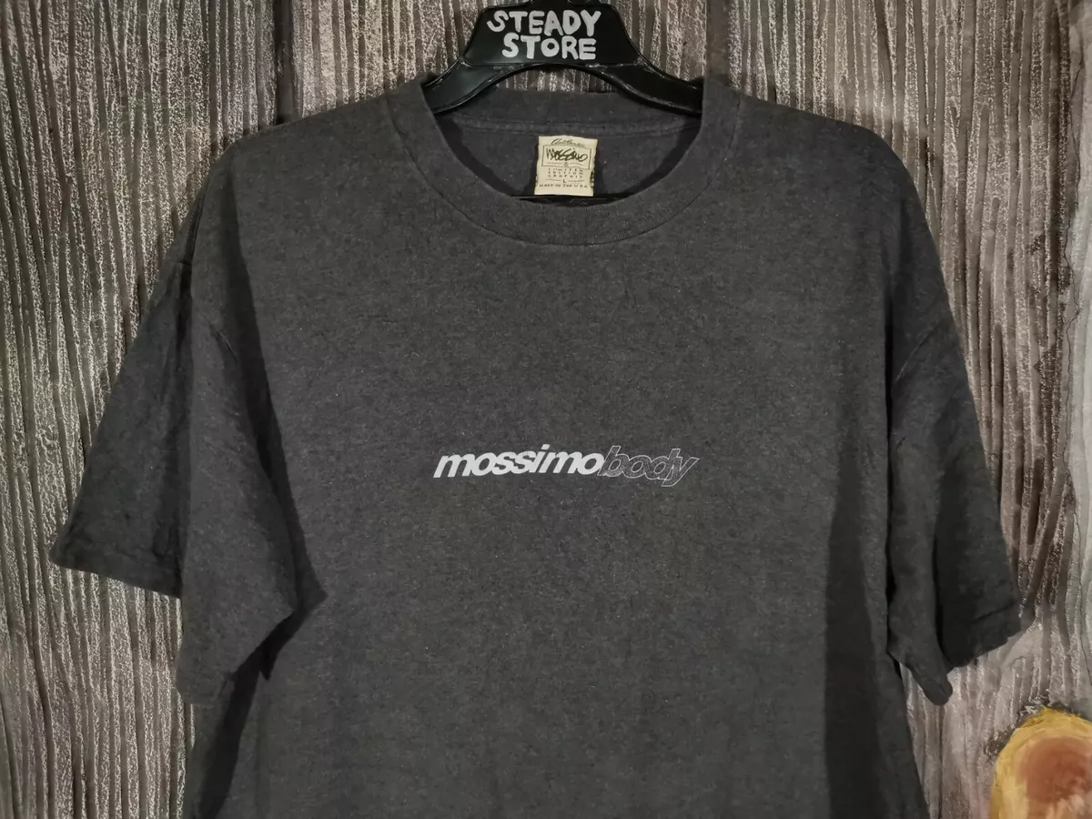 VINTAGE 90's MOSSIMO BODY LIMITED EDITION GRAPHIC LOGO SPELL OUT SKATE T  SHIRT L