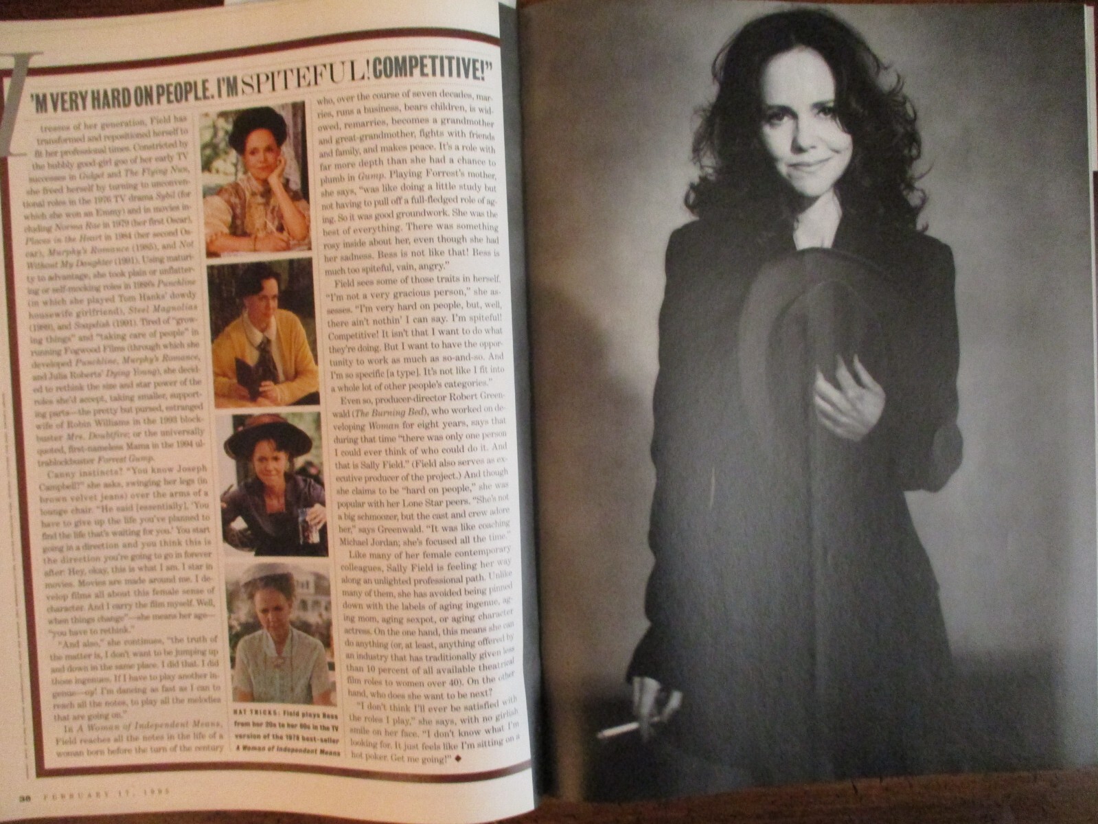2/1995 Entertainment Mag(SALLY FIELD/SEAN CONNERY/TANYA DONELLY/BELLY ...