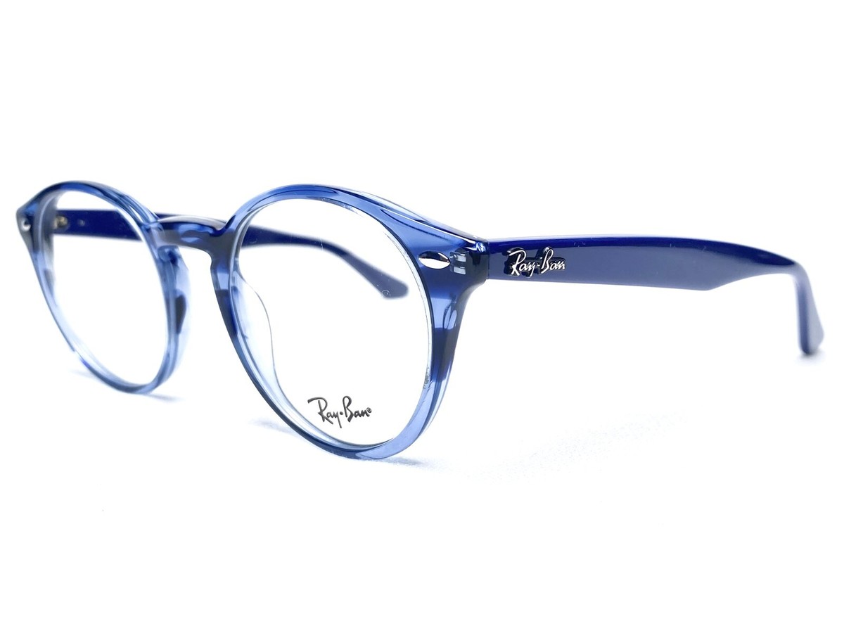 NEW Ray Ban RB2180V 5572 Mens Striped Blue Round Modern