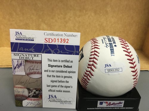 STEVEN STEVE MATZ NEW YORK METS 50TH SIGNATURE DEBUT M.L. SIGNED BASEBALL JSA SD - Picture 2 of 3