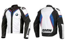 BMW motorcycle leather jacket biker leather jacket men racing leather biker jackets 50.58