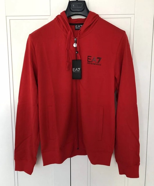 red armani tracksuit