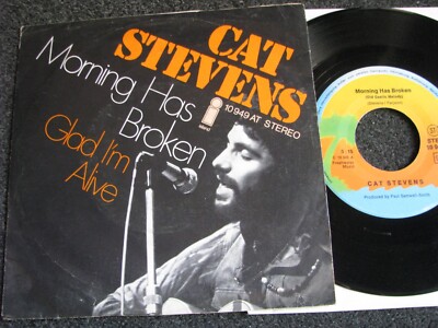 Cat Stevens-Morning has broken 7'' Vinyl-1975 Germany-Island Records-10 949 AT