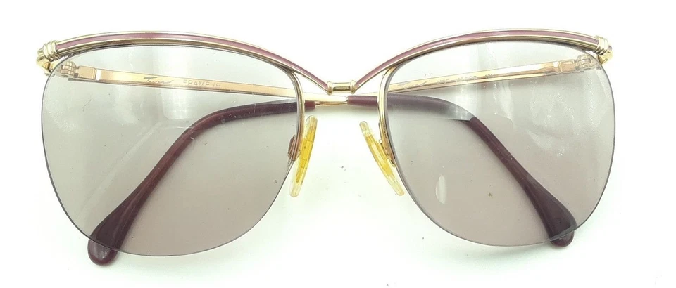 Gafas de sol vintage Tura 427 Bos dorado metal rosa cejas sin montura SOLO MARCOS Foto 4 de 4
