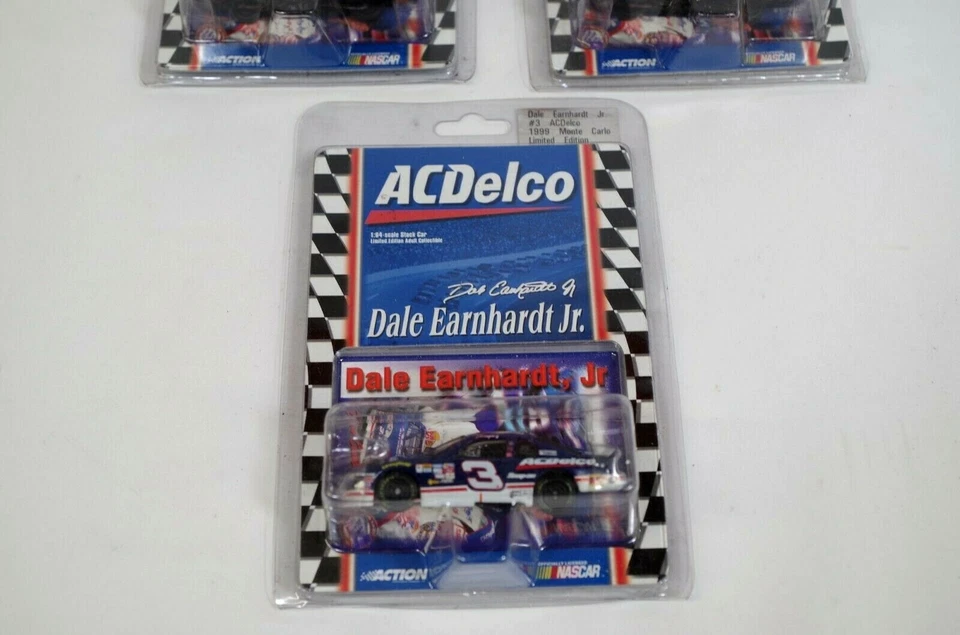 Lot of 3 Dale Earnhardt Jr AC Delco 1:64 1999 Monte Carlo Limited Edition  - Image 2 of 2