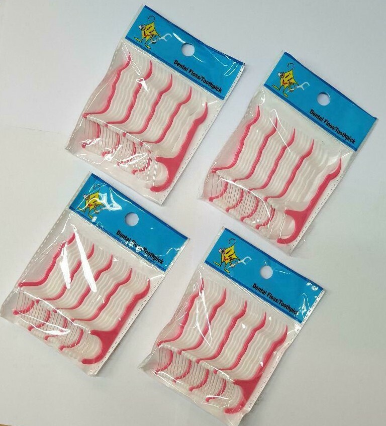 100 Floss Toothpicks Plastic Oral care Hygiene toothpicks Flossers
