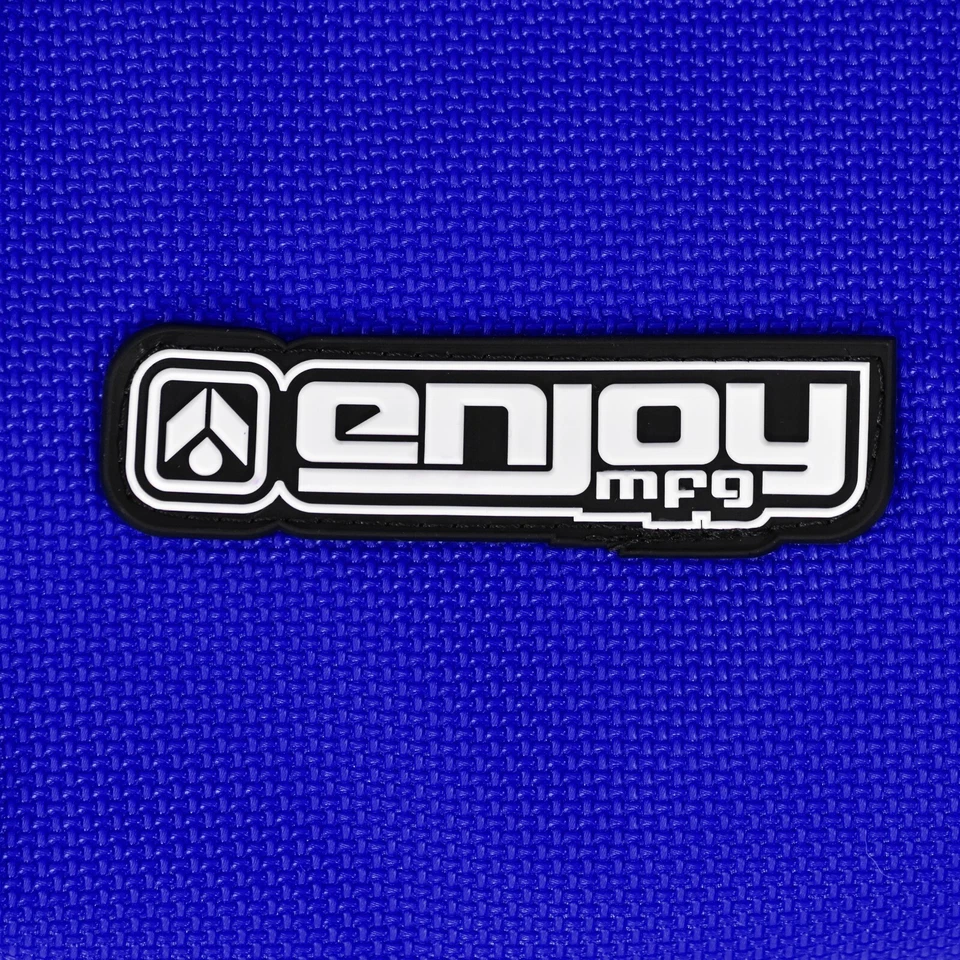 Funda de asiento Yamaha Pw 80 de Enjoy Mfg 1983-2010 TODA AZUL CON COSTILLAS BLANCAS #180 Foto 2 de 4