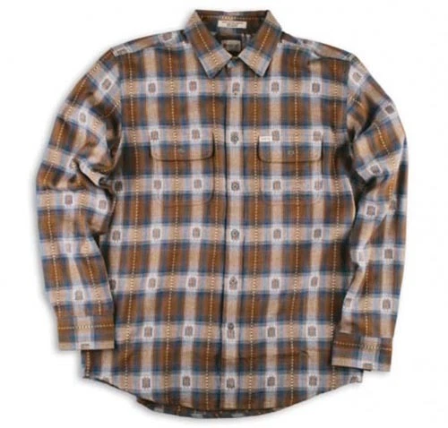 MATIX Mayhill Flannel Shirt (L) Khaki - product listing photo