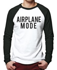Airplane Mode - lazy naptime holiday vacation Men Baseball Top