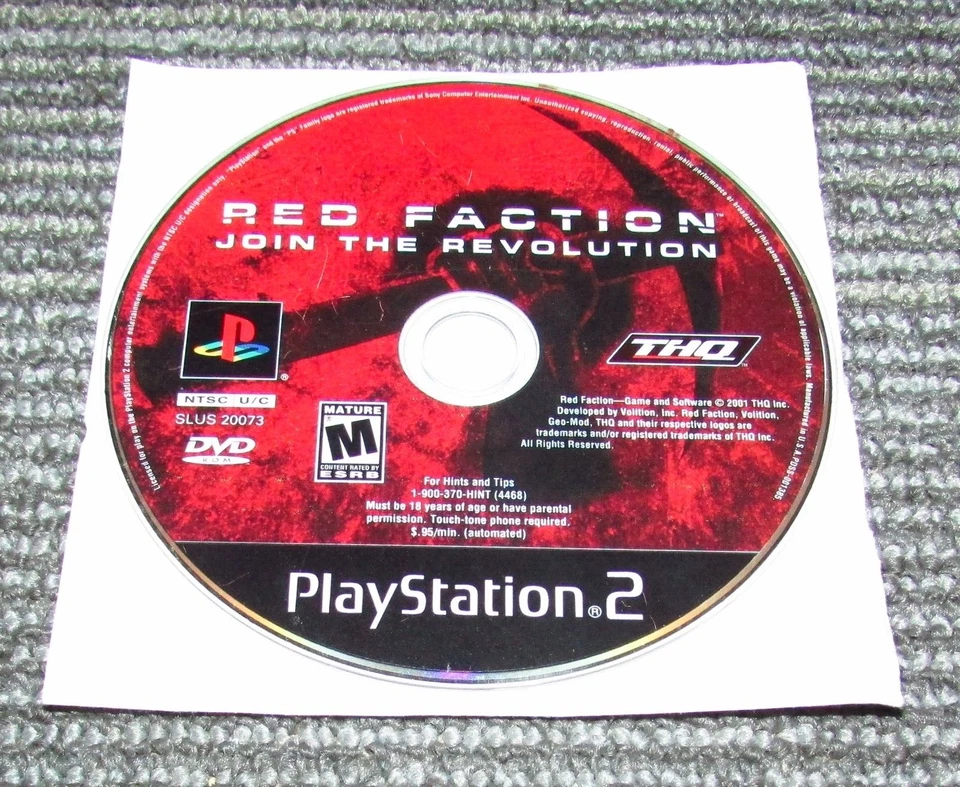 Red Faction (Game Only) Playstation 2 PS2 Fast Shipping - Image 1 of 1