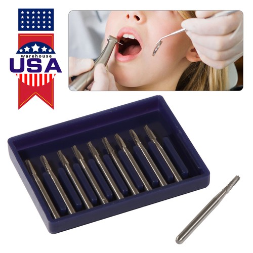 10-50PCS Dental Tungsten Carbide Steel Burs FG-557 for High Speed Handpiece - Picture 13 of 22