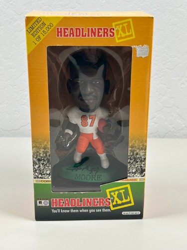 Herman Moore Signed 1998 Headliners XL Figure COA Virginia Detroit Lions - Picture 2 of 8