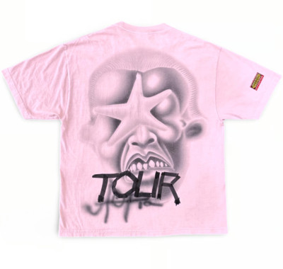 Travis Scott Utopia Album Tour Pink Star 2023 Tee Pink Size XL