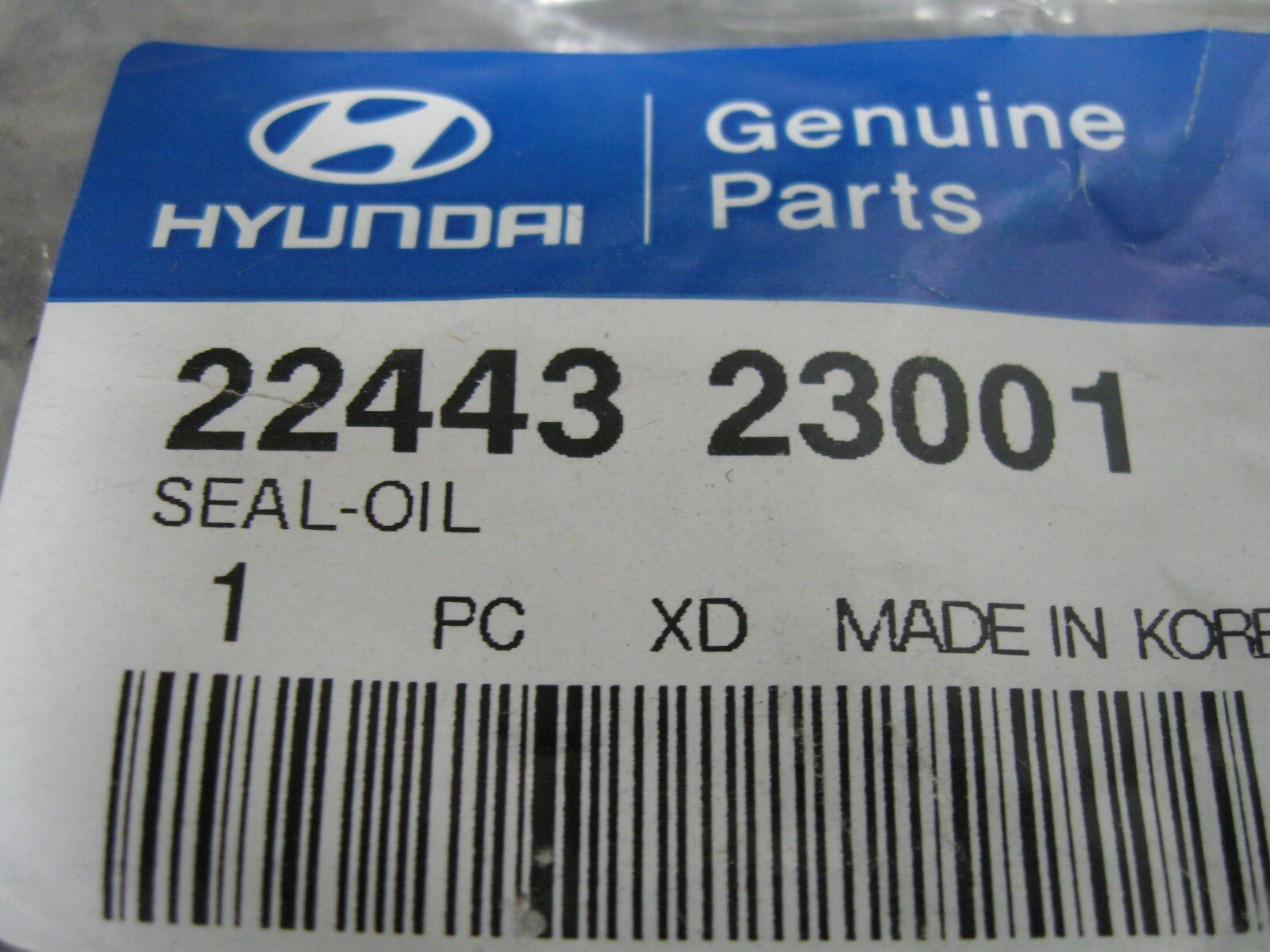 NEW GENUINE HYUNDAI VALVE COVER OIL SEAL (PN 22443 23001) eBay