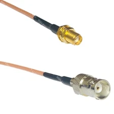 RG316 SMA FEMALE to BNC FEMALE RF Cable Rapid-SHIP LOT