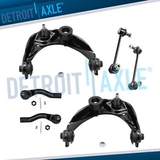 Front Upper Control Arms w/Ball Joints 6pc Suspension Kit for Fusion - FWD