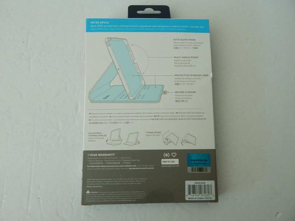 New Speck Products Balance Folio Case & Stand for iPad Mini 4 Purple - Image 2 of 4