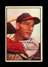1953 BOWMAN SOLLY HEMUS #85 CARDINALS SIGNED AUTOGRAPH