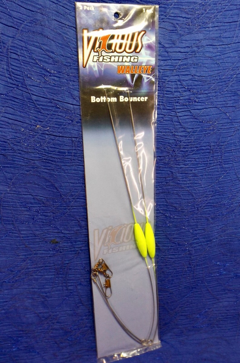 bottom-bouncer fishing lures Meter Bottom Bouncers 12 Pack / 2 oz fluttering motion to bait. Dr.Fish 4pk Bottom Bouncer Walleye