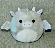 NEW 5" Squishmallow Will the Dragon Fuzzy Belly KellyToy Plush Canada Exclusive