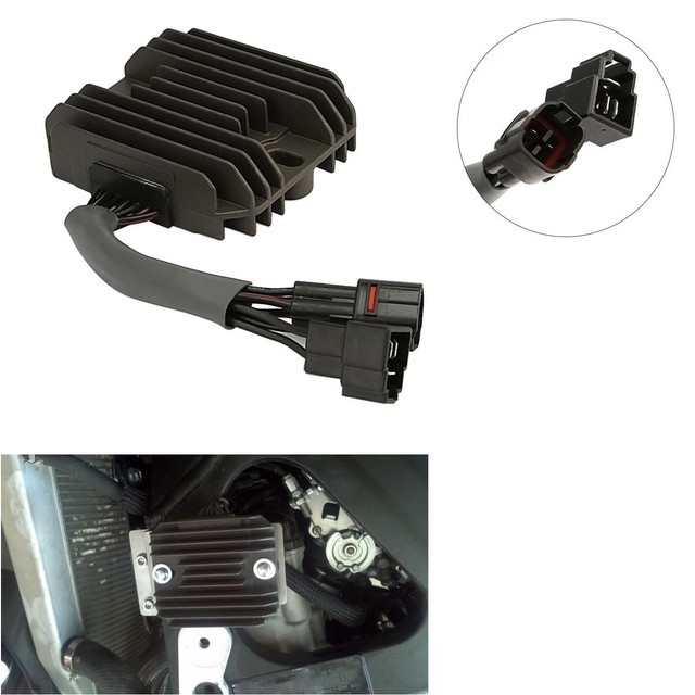 Black Regulator Rectifier Voltage Fit for Suzuki GSXR 600 750 062010