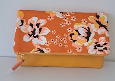 RACHEL PALLY Reversible Clutch ZAHARA Floral PRINT fold Purse Bag