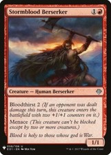 Stormblood Berserker Light Play, English Magic the Gathering MTG Mystery Booster