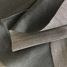 knitting Silver Fiber Conductive Touch screen gloves fabric Black Color