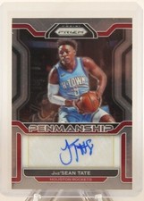 JAE'SEAN TATE  AUTO PENMANSHIP 2021-22 NBA PRIZM BASKETBALL HOUSTON ROCKETS