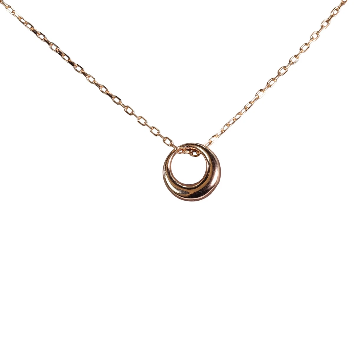 Dainty outlet circle necklace