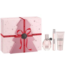 Flowerbomb by Viktor & Rolf 3pc Gift Set 1.7 oz EDP + Mini + Body Lotion