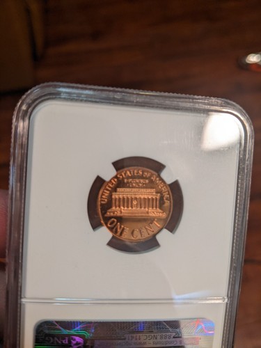 1971 S 1C Lincoln Cent NGC PR68 CAMEO - MONSTER TONED - Picture 10 of 11