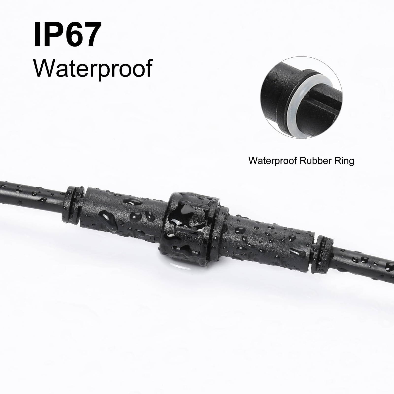 2 Pin Extension Cable for Warm White Deck Lights Only 1m 2 Pin Extension Cabl...