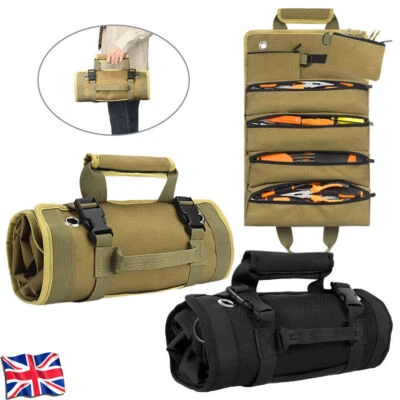 Tool Roll Organizer Tool Roll Up Oxford Bag Tool Large Wrench Super Big Pouch