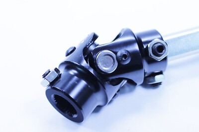Universal U Joint 3/4-30 Spline X 3/4'' DD Black Steering Hot Street Rat Rod