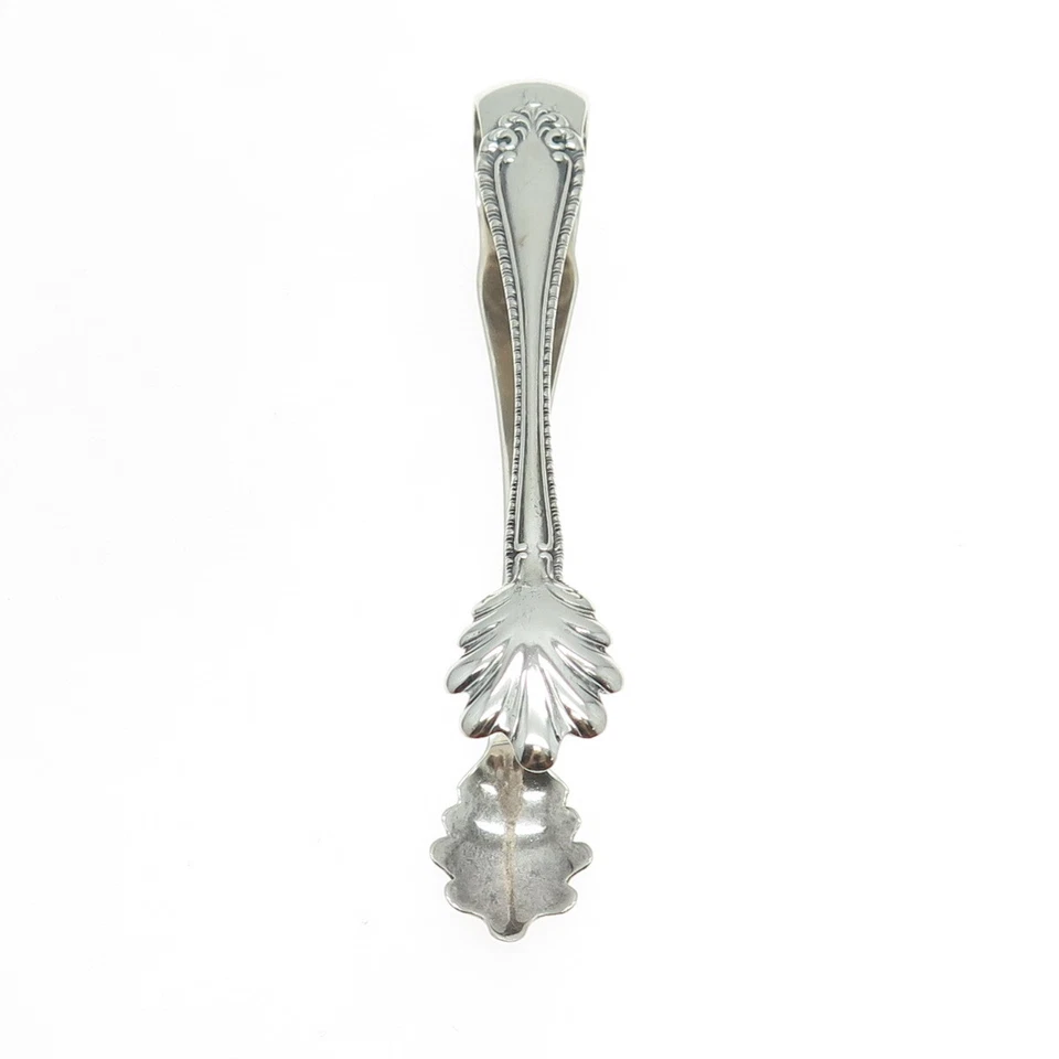 ALVIN 925 Sterling Silver Antique Art Deco 1910 Melrose Sugar Tongs - Image 4 of 4