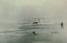 Kitty Hawk NC Aviation Museum Wright Flyer Airplane Kill Devil Vtg Postcard R5